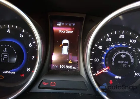 2013 Hyundai Santa Fe Sport from USA, damaged, VIN 5XYZU3LB9DG042564